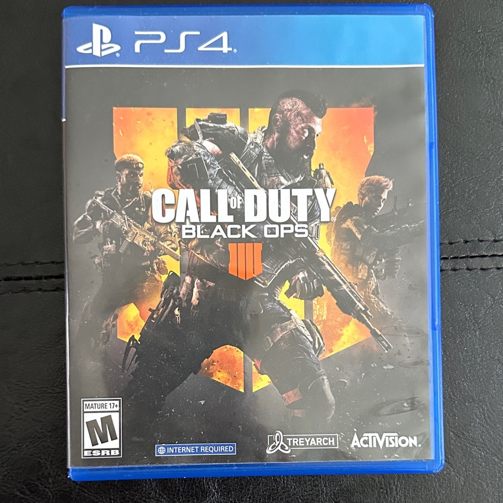 Call of Duty: Black Ops 4 for PS4 - Black and Orange